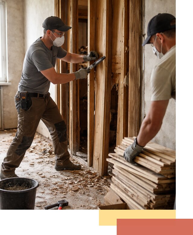 Демонтаж деревянных перегородок в Кулебаках быстро и аккуратно