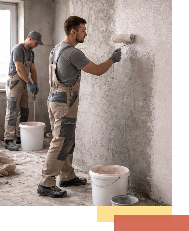 Нанесение бетоноконтакта на стены в Кулебаках для последующей отделки