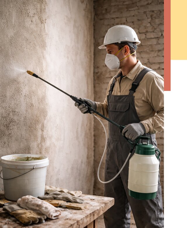 Антисептическая обработка стен в Кулебаках от 1237 руб. — быстро и недорого | ОТДЕЛОЧНИК-Клб