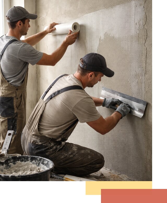 Армирование стен стеклосеткой в Кулебаках для прочной отделки