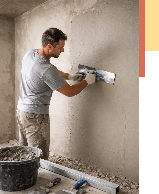 Штукатурка стен без маяков в Кулебаках от 7420 руб/м2 — услуги и цена | ОТДЕЛОЧНИК-Клб