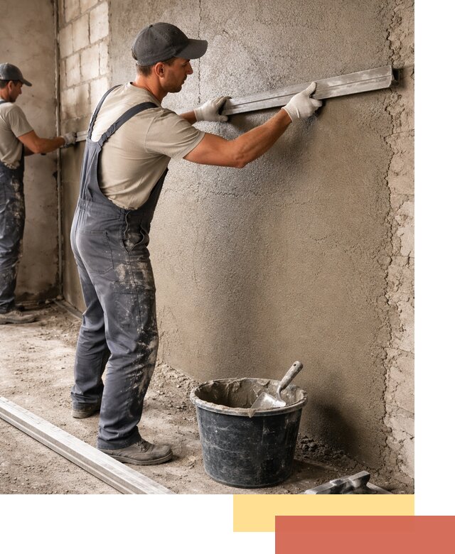 Штукатурка стен цементно-песчаная в Кулебаках профессионально