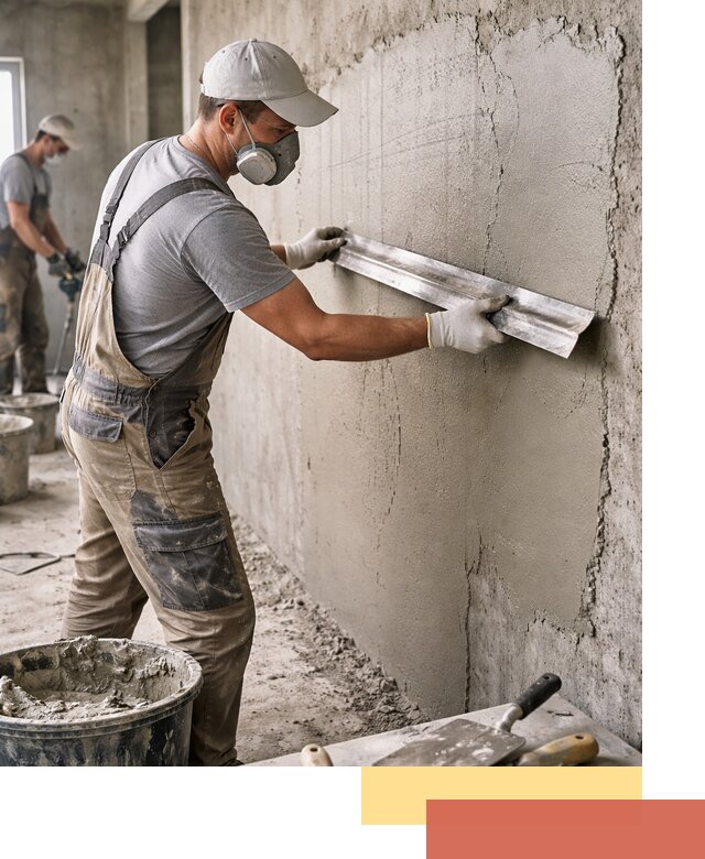 Штукатурка бетонных стен в Кулебаках качественно и долговечно