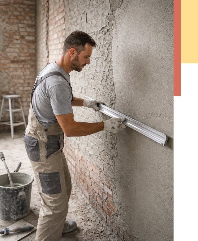 Штукатурка кирпичных стен в Кулебаках от 4638 руб/м2 — быстро и недорого | ОТДЕЛОЧНИК-Клб