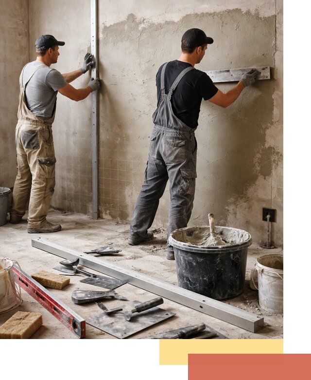 Профессиональная штукатурка стен под плитку в Кулебаках