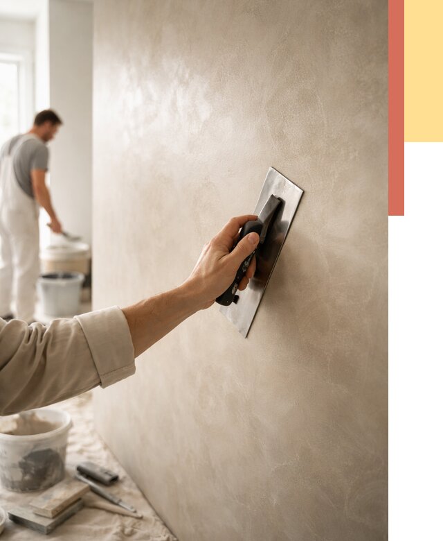 Венецианская штукатурка в Кулебаках от 3607 руб/м² — нанесение стен под ключ | ОТДЕЛОЧНИК-Клб