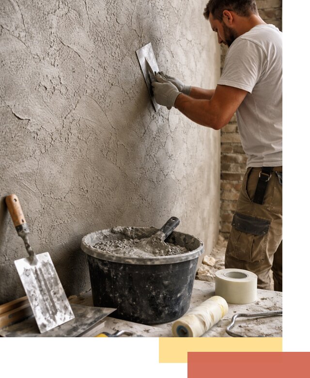 Декоративная штукатурка лофт в Кулебаках — отделка стен и потолков