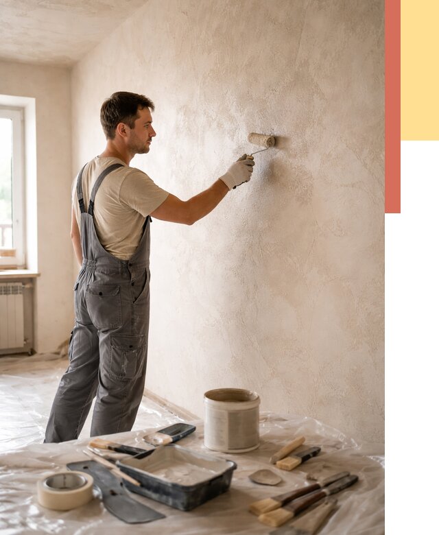 Нанесение лессирующей краски по декоративке в Кулебаках от 1804 руб. | ОТДЕЛОЧНИК-Клб