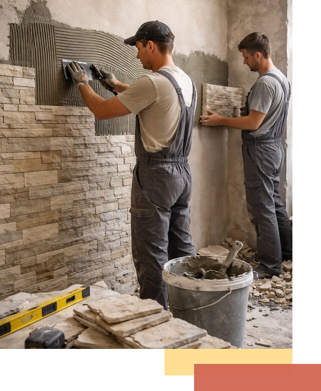 Монтаж искусственного камня в Кулебаках — облицовка стен и фасадов