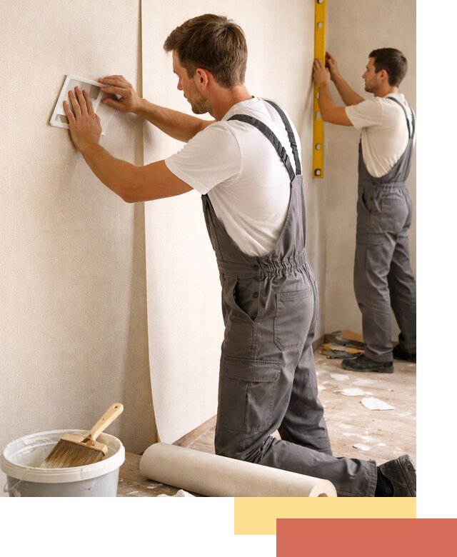 Поклейка бумажных обоев в Кулебаках качественно и недорого