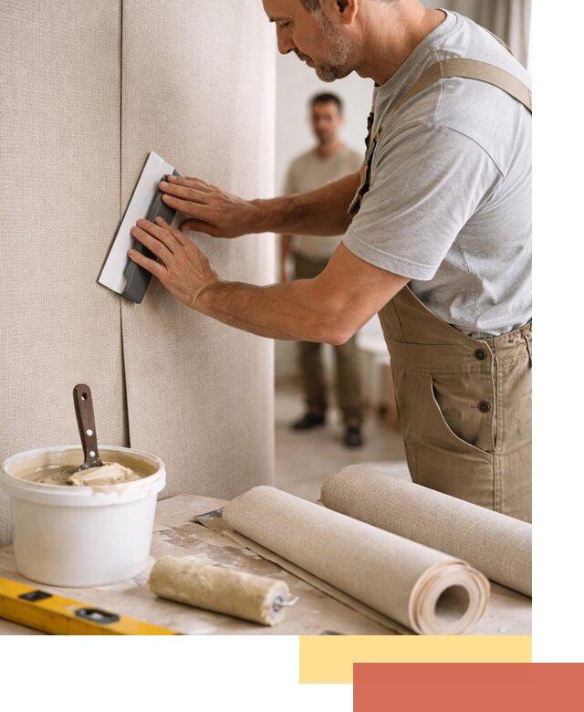 Поклейка текстильных обоев в Кулебаках профессионально и аккуратно