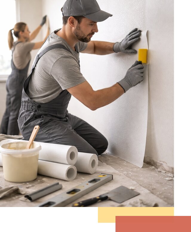 Поклейка стеклообоев профессионально в Кулебаках