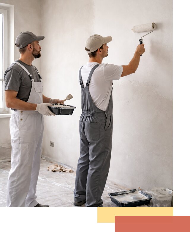 Покраска стен водоэмульсионной краской в Кулебаках