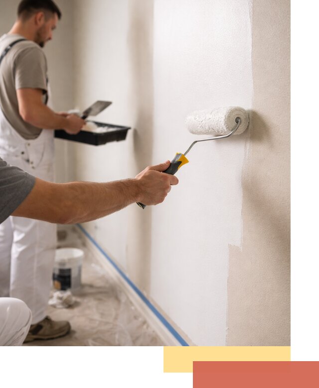 Покраска стен акриловой краской профессионально в Кулебаках