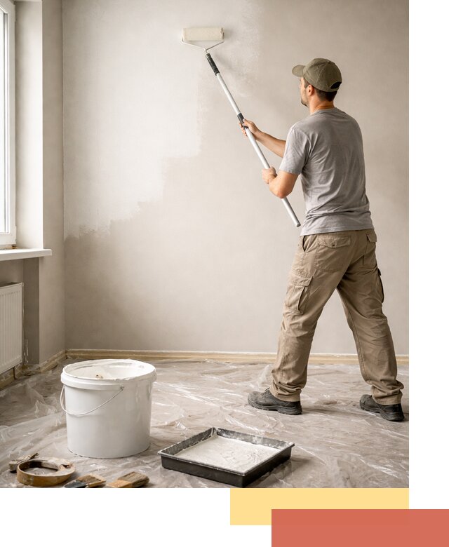 Покраска стен латексной краской в Кулебаках качественно и быстро