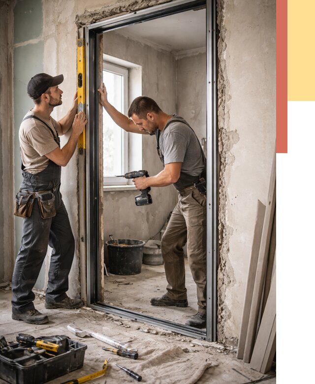 Закладка дверного проема в Кулебаках от 3607 руб. — быстро и недорого | ОТДЕЛОЧНИК-Клб