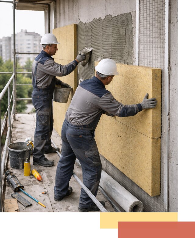 Утепление стен зданий и домов в Кулебаках качественно и надежно