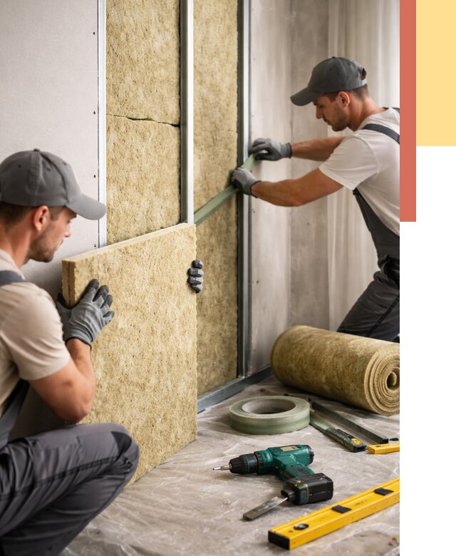 Шумоизоляция стен в Кулебаках под ключ от 1907 руб. | ОТДЕЛОЧНИК-Клб