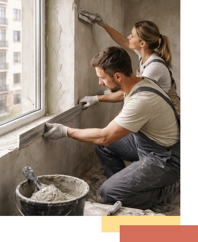 Штукатурка откосов дверей и окон профессионально в Кулебаках