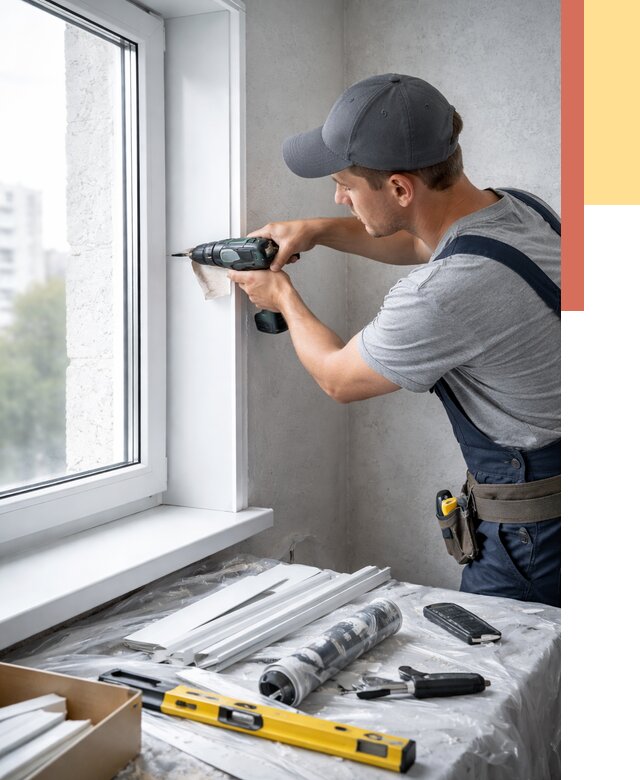 Установка пластиковых откосов в Кулебаках от 2319 руб. | ОТДЕЛОЧНИК-Клб монтаж, быстро и недорого