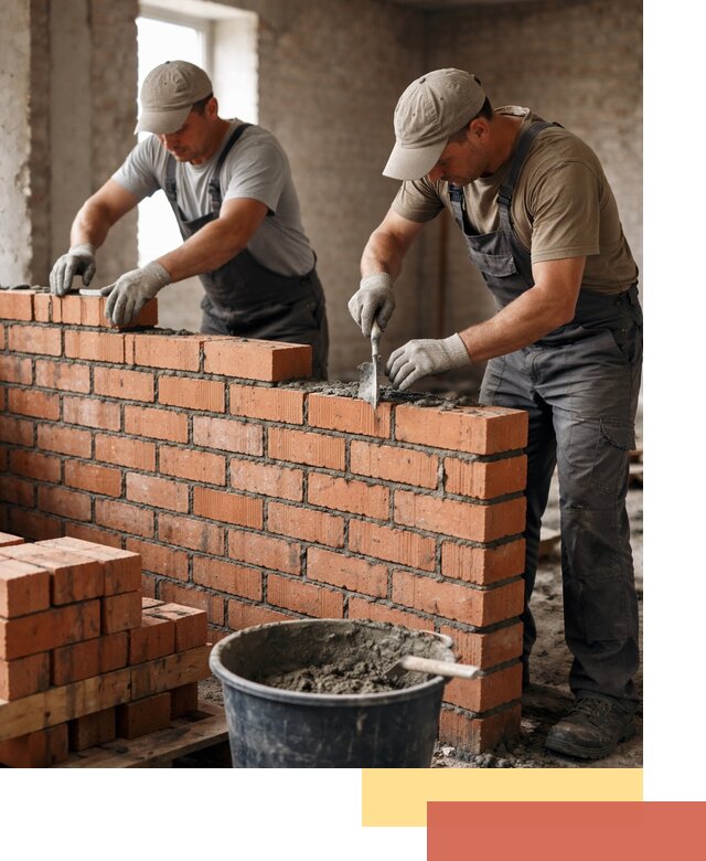 Кладка кирпичных перегородок под ключ в Кулебаках