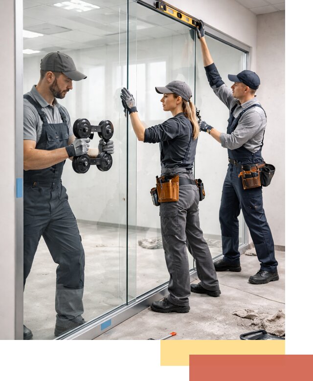 Профессиональный монтаж стеклянных перегородок в Кулебаках