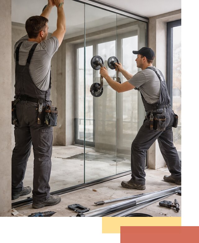 Цельностеклянные перегородки под ключ в Кулебаках