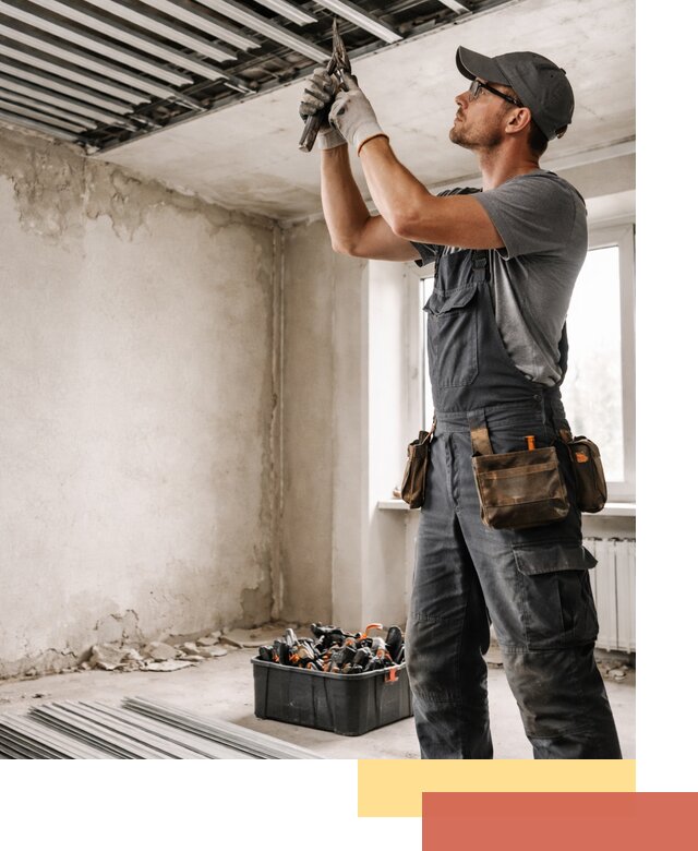 Демонтаж реечного потолка в Кулебаках быстро и аккуратно