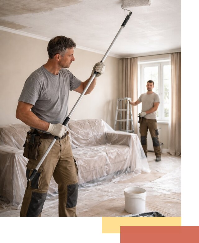 Грунтовка потолка в Кулебаках — подготовка под покраску и отделку