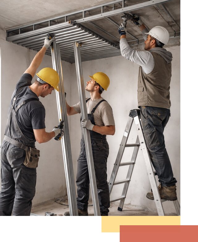 Монтаж реечного потолка под ключ в Кулебаках