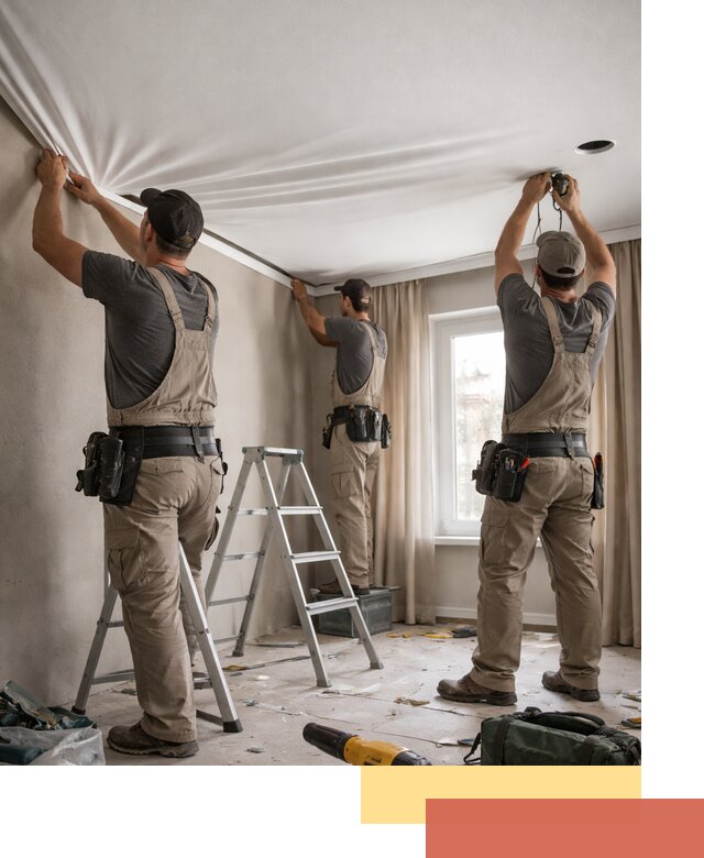 Монтаж матового натяжного потолка в Кулебаках качественно и быстро