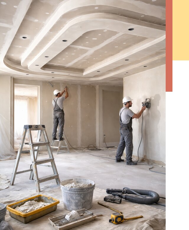 Многоуровневый потолок из гипсокартона в Кулебаках от 773 руб. под ключ | ОТДЕЛОЧНИК-Клб