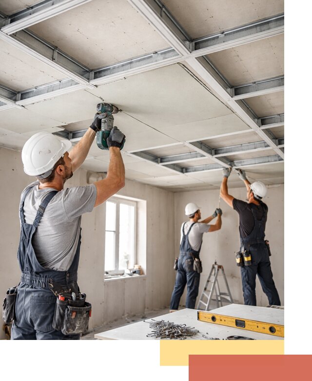 Кессонный потолок из гипсокартона под ключ в Кулебаках