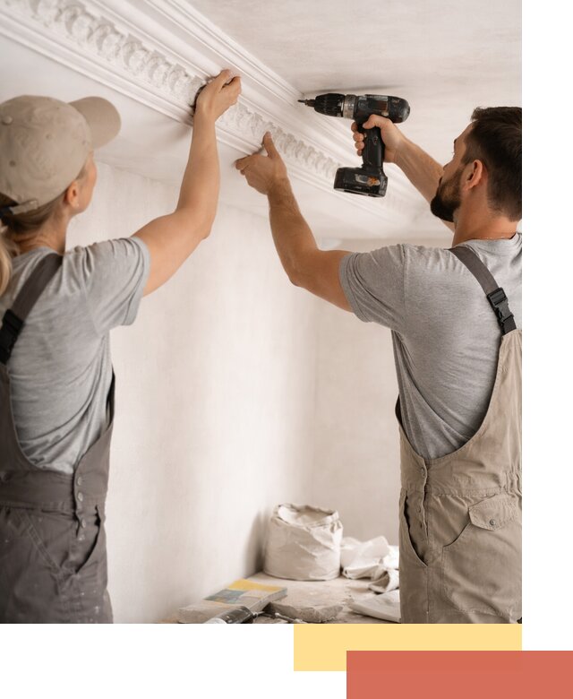 Профессиональный монтаж лепнины на потолок в Кулебаках