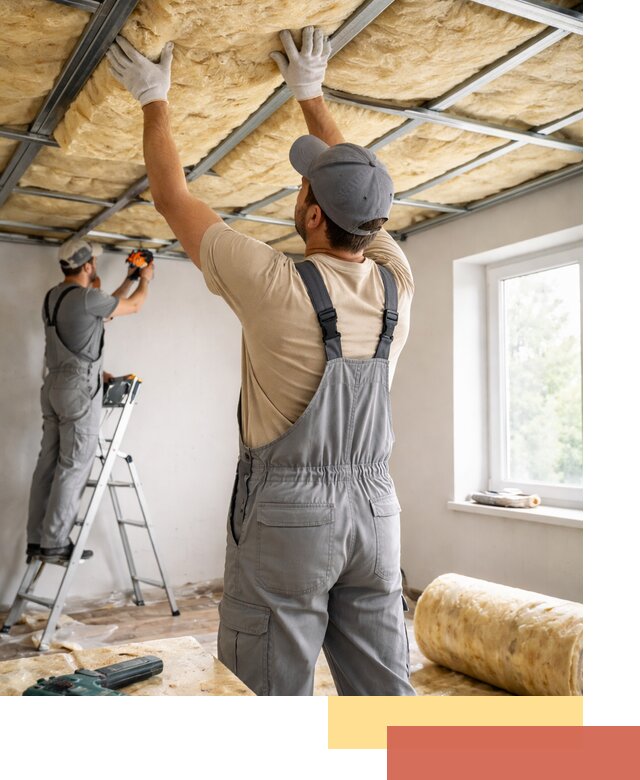 Утепление потолка под ключ в Кулебаках качественно и быстро