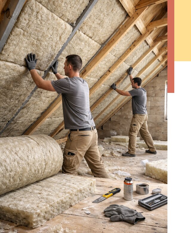 Утепление потолка минватой в Кулебаках от 1494 руб. — быстро и недорого | ОТДЕЛОЧНИК-Клб