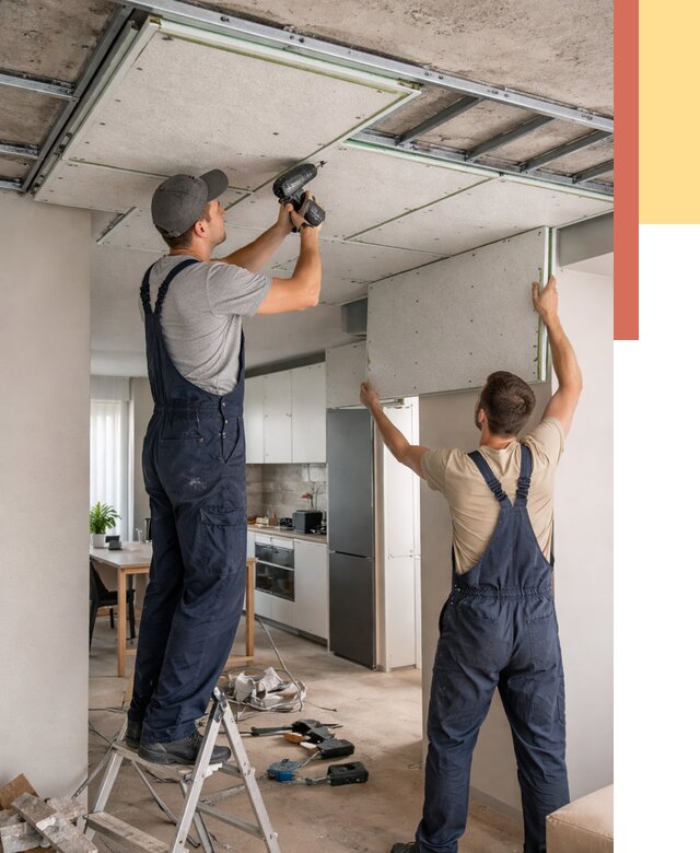 Шумоизоляция потолка панелями зипс в Кулебаках от 1907 руб. под ключ | ОТДЕЛОЧНИК-Клб